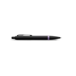 Шариковая ручка Parker IM Vibrant Rings Flame Amethyst Purple, стержень: M blue, в подарочной упаковке.