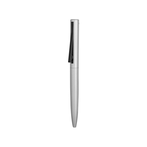Ручка металлическая шариковая «Bevel», серебристый/черный
