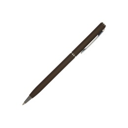 Ручка шариковая автоматическая BrunoVisconti® "PALERMO" цвет корпуса коричневый, soft-touch, 0.7 мм