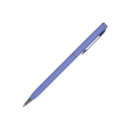 Ручка шариковая автоматическая BrunoVisconti® "PALERMO" цвет корпуса фиолетовый, soft-touch, 0.7 мм