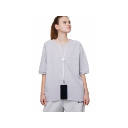 Ремешок на шею для телефона «Нэко», белый