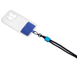 Ремешок на шею для телефона «Риксо», синий/черный
