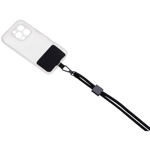 Ремешок на шею для телефона «Риксо», черный