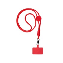 Ремешок на шею для телефона «Нэко», красный