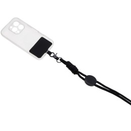 Ремешок на шею для телефона «Нэко», черный
