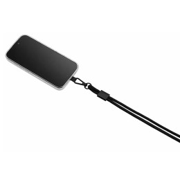 Ремешок на шею для телефона «Риксо», черный