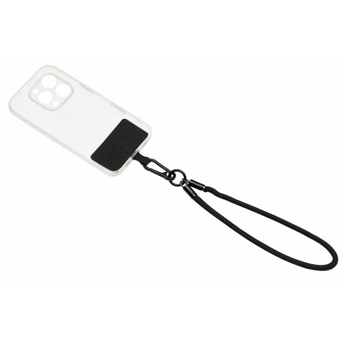 Ремешок на руку для телефона «Бэнди», черный