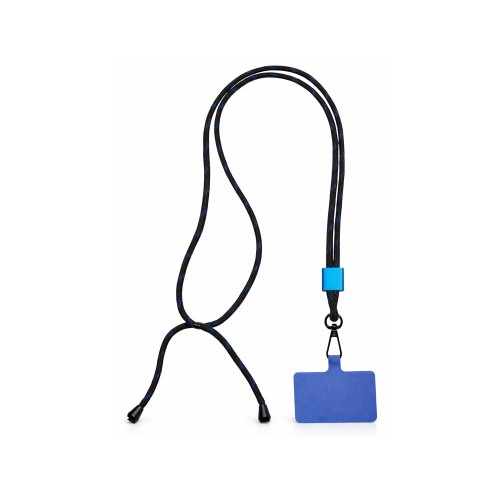 Ремешок на шею для телефона «Риксо», синий/черный