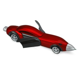 Ручка шариковая «Сан-Марино» в форме автомобиля с открывающимися дверями и инерционным механизмом движения, красная