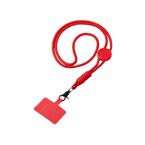 Ремешок на шею для телефона «Нэко», красный