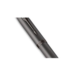 Ручка роллер Parker IM Monochrome Black, стержень:F, цвет чернил: black, в подарочной упаковке.