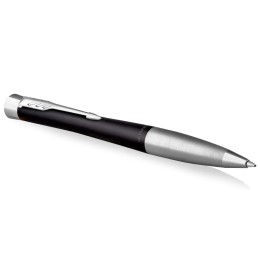 Ручка шариковая Parker модель Urban Muted Black CT в футляре, черный/серебристый