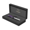 Шариковая ручка Parker Sonnet Essentials Violet SB Steel CT, цвет чернил black, перо: M, в подарочной упаковке.