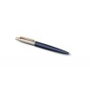 Шариковая ручка Parker Jotter SE 135 Lacquer Blue St.Steel GT, стержень: M, цвет чернил : blue, в подарочной упаковке