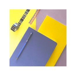 Ручка шариковая автоматическая BrunoVisconti® "PALERMO" цвет корпуса фиолетовый, soft-touch, 0.7 мм