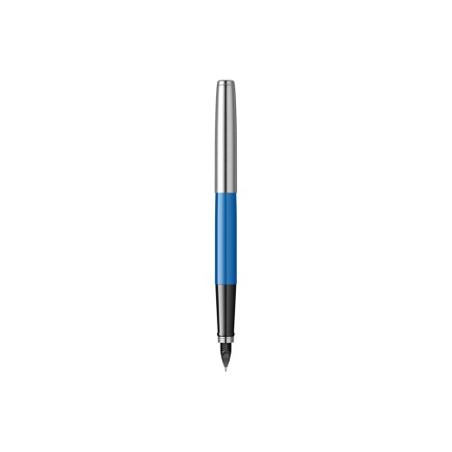 Ручка перьевая Parker Jotter Originals Blue Chrom CT, перо: F, цвет чернил: blue, в подарочной упаковке