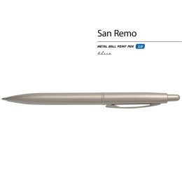 Ручка металлическая шариковая "San Remo", шампань