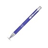 Алюминиевая шариковая кнопочная ручка Moneta, синие чернила, синий