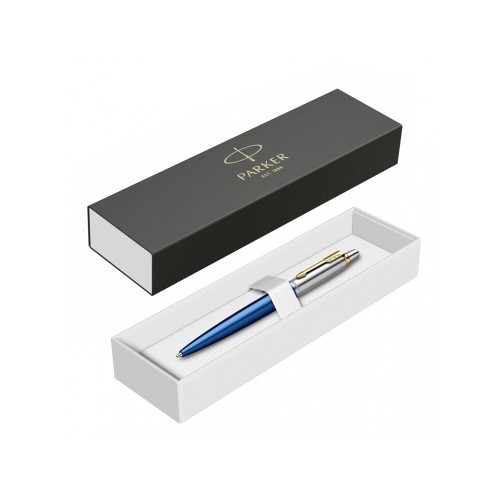 Шариковая ручка Parker Jotter SE 135 Lacquer Blue St.Steel GT, стержень: M, цвет чернил : blue, в подарочной упаковке