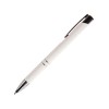 Ручка металлическая шариковая FAMILY MELAN, soft touch (Белый)