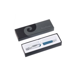 Ручка шариковая Pierre Cardin EASY. Цвет - серо-голубой. Упаковка Е-2