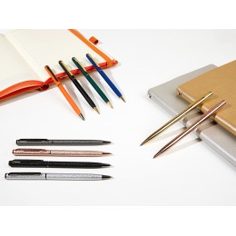 Ручка шариковая автоматическая BrunoVisconti® "PALERMO" цвет корпуса розовое золото, 0.7 мм