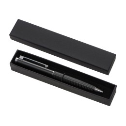 Шариковая металлическая ручка с анодированным слоем "Monarch", черная