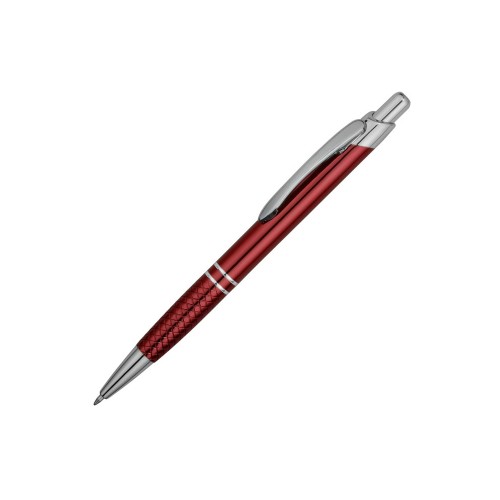 Ручка шариковая «Кварц», красный/серебристый