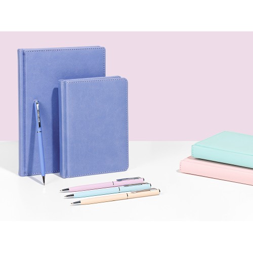 Ручка шариковая автоматическая BrunoVisconti® "PALERMO" цвет корпуса пудровый, soft-touch, 0.7 мм