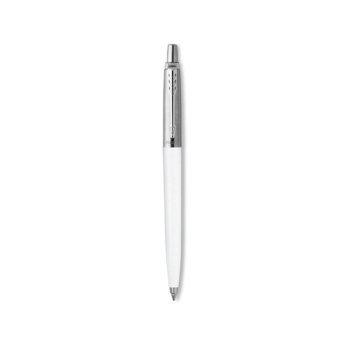 Шариковая ручка Parker Jotter ORIGINALS WHITE CT, стержень: Mblue ЭКО-УПАКОВКА