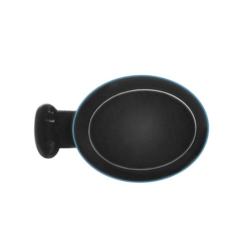 Металлическая шариковая ручка soft touch "Ellipse gum", голубой