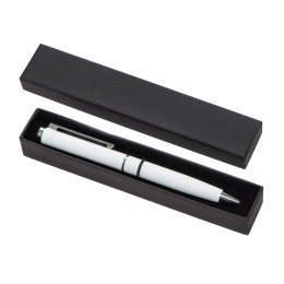 Шариковая металлическая ручка с анодированным слоем "Monarch", белая