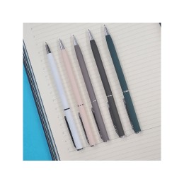 Ручка шариковая автоматическая BrunoVisconti® "PALERMO" цвет корпуса зеленый, soft-touch, 0.7 мм