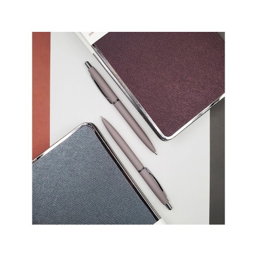 Ручка металлическая шариковая "San Remo", софт-тач, 1.0 мм, серый