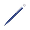 Металлическая шариковая ручка soft touch "Brush gum", синий