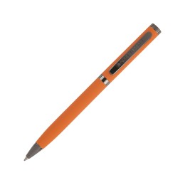 Ручка "Firenze" шариковая автоматическая софт-тач, оранжевая