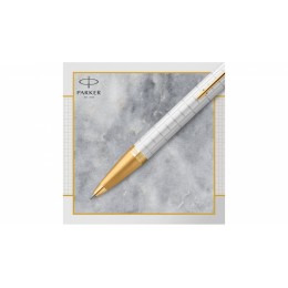 Шариковая ручка Parker IM Premium K318  Pearl GT, стержень: M, цвет чернил: blue, в подарочной упаковке.