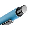 Металлическая шариковая ручка soft touch "Ellipse gum", голубой