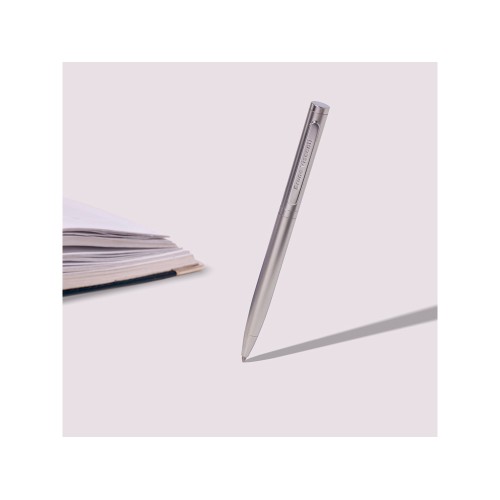 Ручка "Firenze" шариковая автоматическая, серебристая