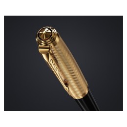 Шариковая ручка Parker 51 DELUXE BLACK GT, стержень: M, цвет чернил: black, в подарочной упаковке.