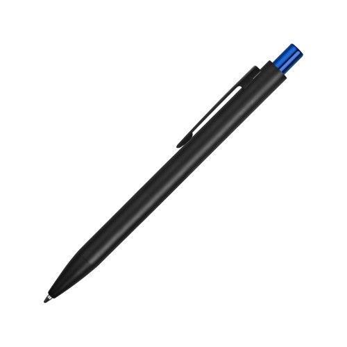 Ручка металлическая шариковая «Blaze» с цветным зеркальным слоем, черный/синий