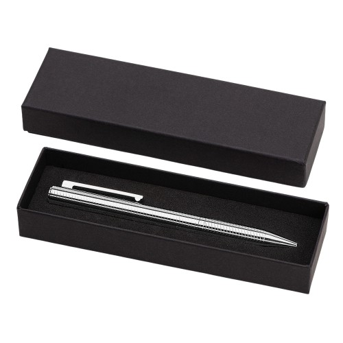 Металлическая шариковая ручка "Steinbeck", серебристый