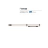 Ручка "Firenze" шариковая автоматическая софт-тач, белая