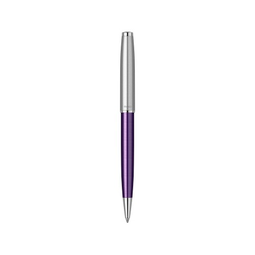 Шариковая ручка Parker Sonnet Essentials Violet SB Steel CT, цвет чернил black, перо: M, в подарочной упаковке.