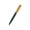 Ручка металлическая шариковая "Napoli", зеленый/золотистый