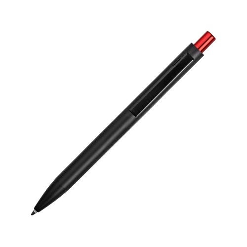 Ручка металлическая шариковая «Blaze» с цветным зеркальным слоем, черный/красный