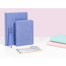 Ручка шариковая автоматическая BrunoVisconti® "PALERMO" цвет корпуса сиреневый, soft-touch, 0.7 мм