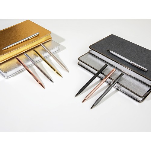 Ручка шариковая автоматическая BrunoVisconti® "PALERMO" цвет корпуса золотой, 0.7 мм