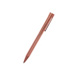 Ручка металлическая шариковая "Bergamo", розовое золото