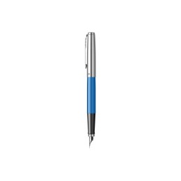 Ручка перьевая Parker Jotter Originals Blue Chrom CT, перо: F, цвет чернил: blue, в подарочной упаковке